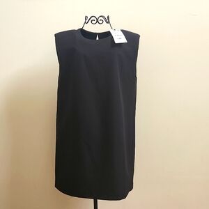 NWT Women's Zara black mini dress